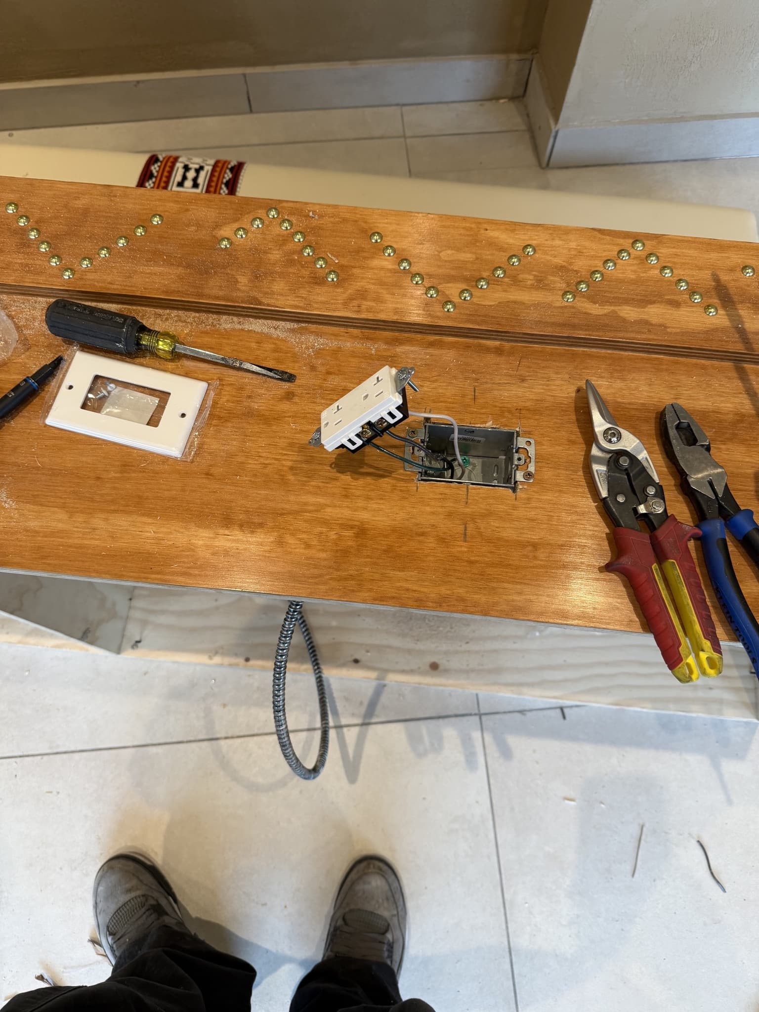 NYC apartment outlet and switch replacement prep for safe electrical trim-out.