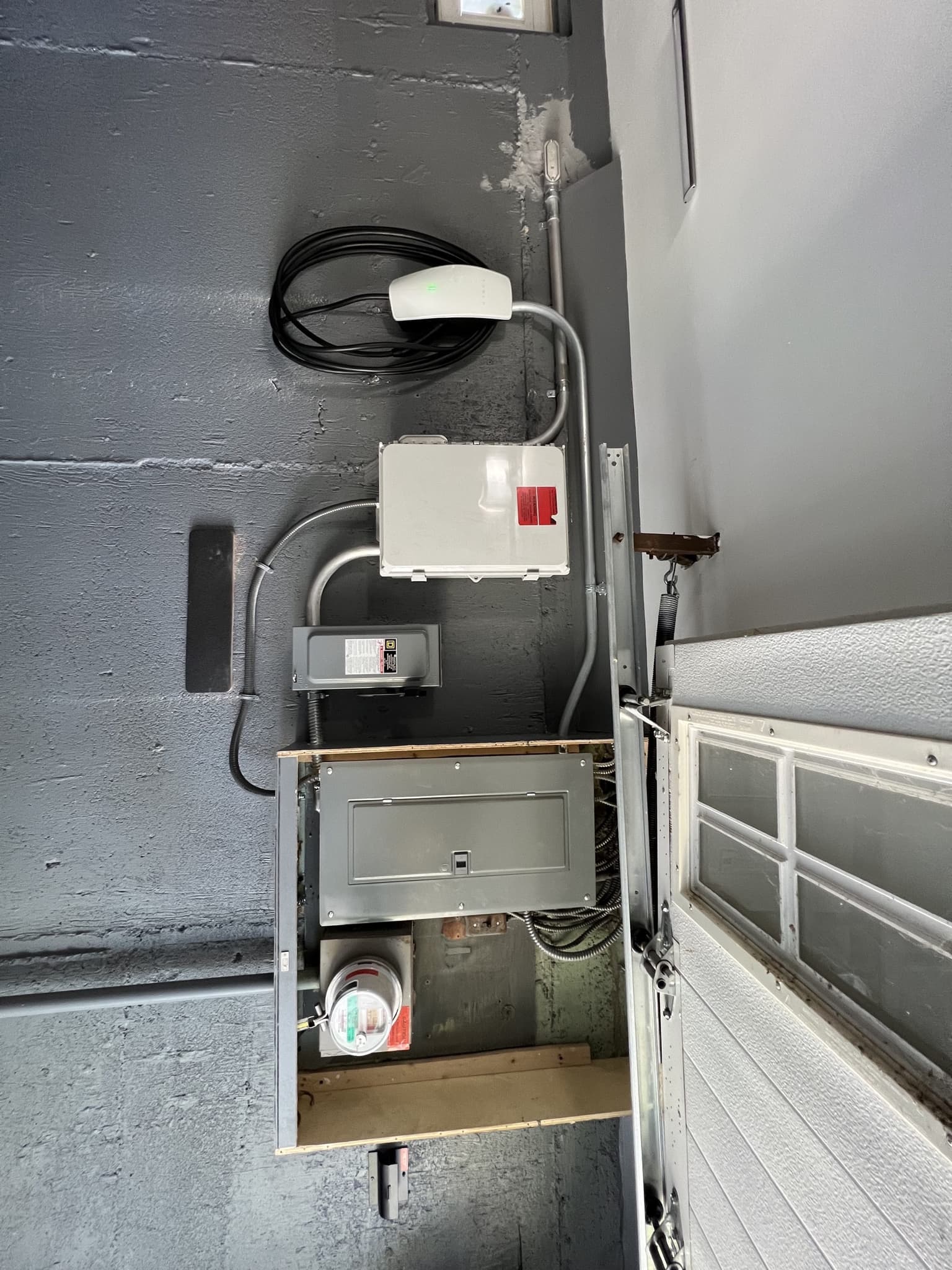 NYC residential junction-box rough wiring staged for organized branch circuit termination.